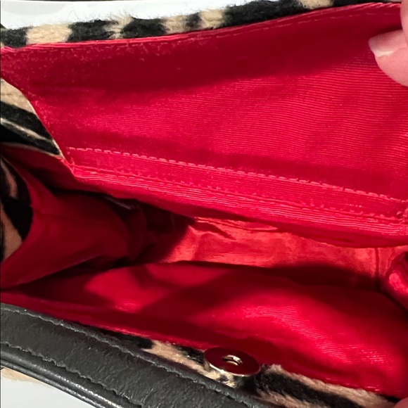 Kate Spade Vintage Black and Cream Zebra Faux Fur Mini Tote Bag - Picture 13 of 15
